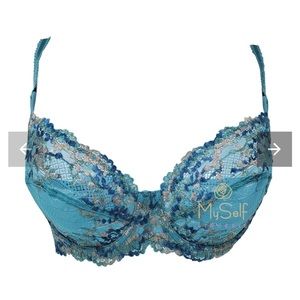 Embrace Lace Bristol Blue Underwire Bra
